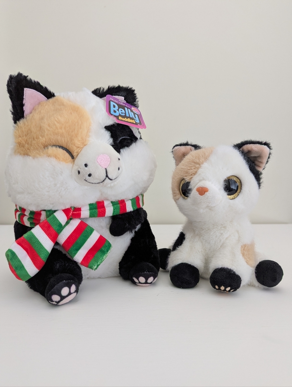 Calico BUNDLE Pets Alive Smitten Kitten Interactive Kitty, Belly Buddy Cat Plush